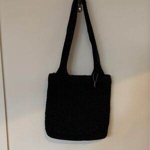 The Sak Crocheted Black Women's Bag
